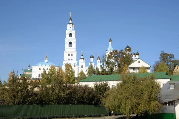 Church All Saints Pochayiv Holy Monastery Dukhovskoi — Stock Photo, Image