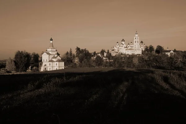 Kerk Van Alle Heiligen Pochayiv Heilig Klooster Dukhovskoi — Stockfoto