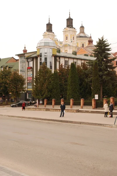 Историческая Часть Старого Города Центральная Улица — стоковое фото