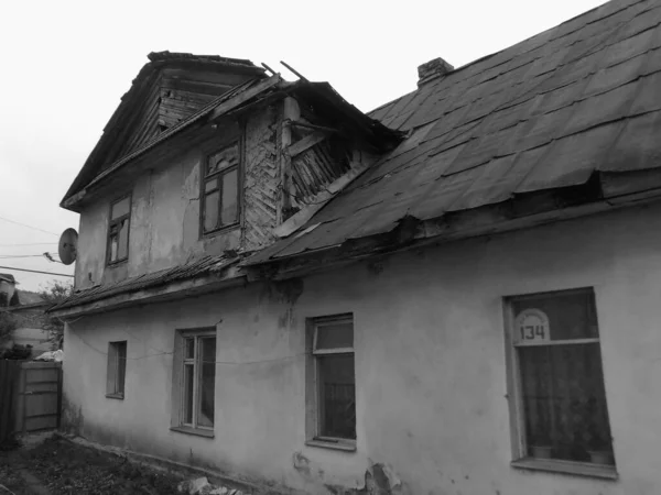 Pueblo Ucraniano Casa Vieja — Foto de Stock