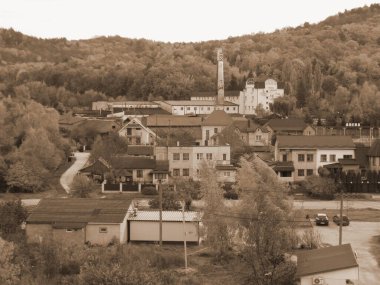 Pencereden şehre olan manzara.