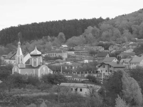 Ukrayna Köyündeki Ahşap — Stok fotoğraf