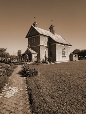 Eski ahşap kilise. St. Michael Kilisesi
