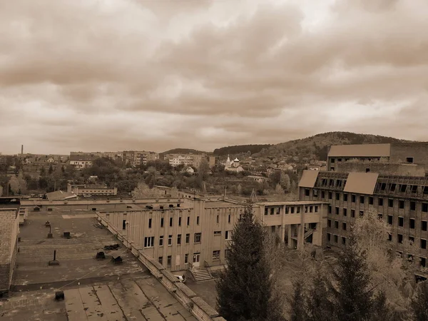 Vue Fenêtre Ville — Photo