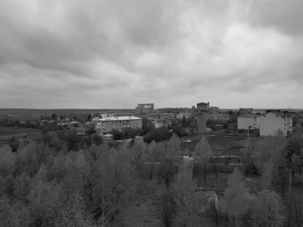 Vista Dalla Finestra Verso Città — Foto Stock