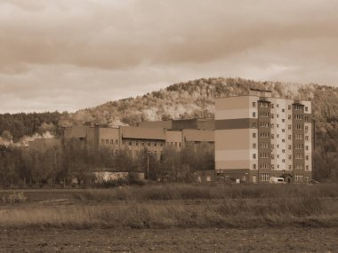 Pencereden şehre olan manzara.