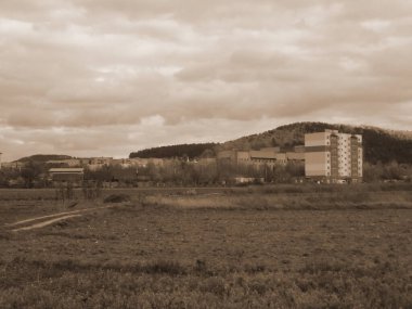 Pencereden şehre olan manzara.
