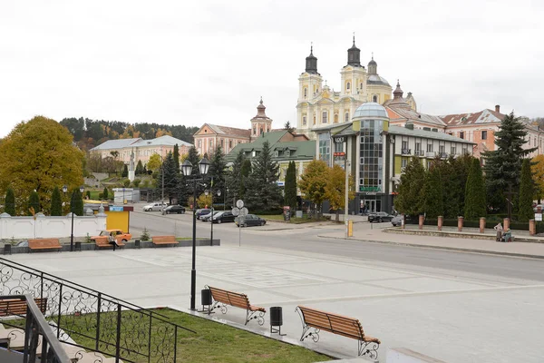 Zabytkowa Część Starego Miasta Stare Miasto Centralna Ulica — Zdjęcie stockowe