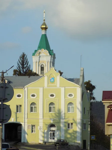 Історична Частина Старого Міста Стара Центральна Вулиця — стокове фото