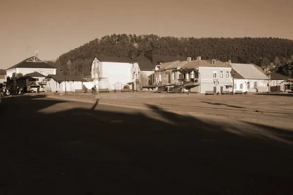 Une Petite Rue Vieille Ville Partie Historique Vieille Ville — Photo