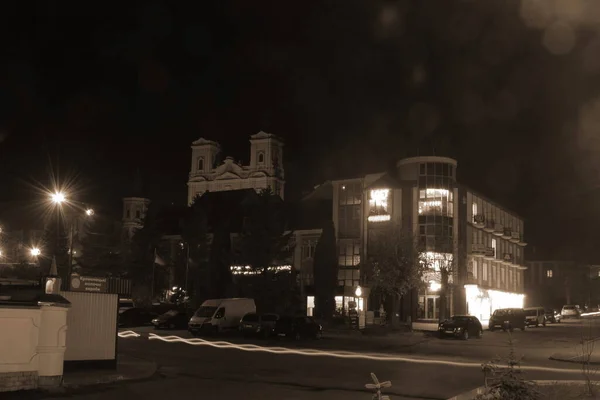 Parte Histórica Del Casco Antiguo Casco Antiguo Calle Céntrica Catedral — Foto de Stock