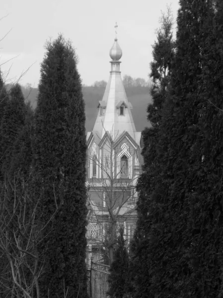 Ancienne Église Bois Sainte Croix Kremenets — Photo
