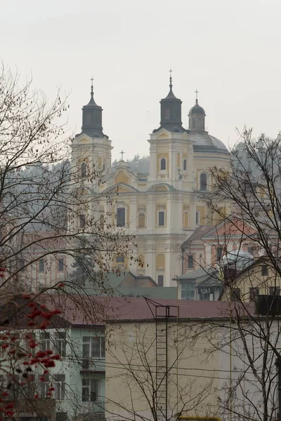 Historická Část Starého Města Staré Město Centrální Ulice Katedrála Transformace — Stock fotografie