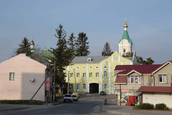 Историческая Часть Старого Города Монашеский Дом Богоявленский Монастырь — стоковое фото