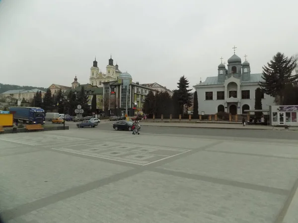 Історична Частина Старого Міста Старе Місто Центральна Вулиця Собор Преображення — стокове фото