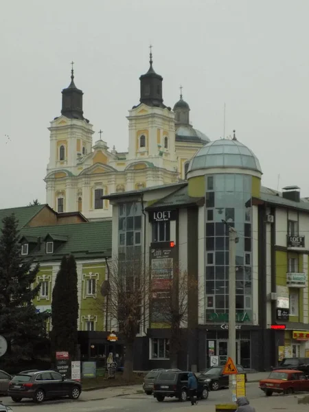 Историческая Часть Старого Города Центральная Улица — стоковое фото