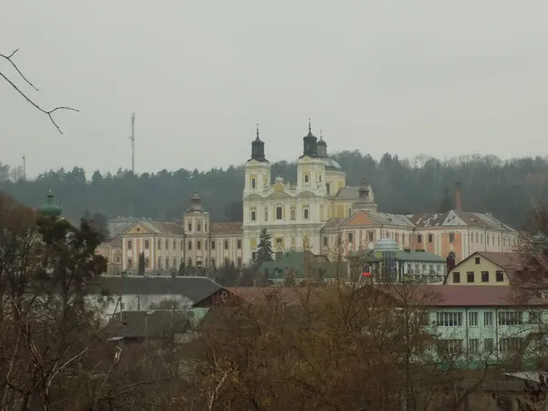 Historická Část Starého Města Staré Město Centrální Ulice Katedrála Transformace — Stock fotografie