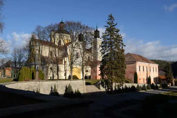 Historic Part Old Town Old Town Central Street Cathedral Transfiguration — Stock Photo, Image