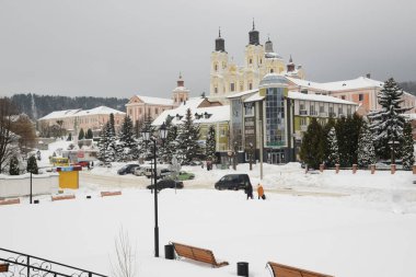  Eski şehrin tarihi kısmı. Eski kasabanın merkez caddesi. 