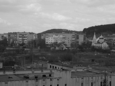 Pencereden şehre olan manzara.