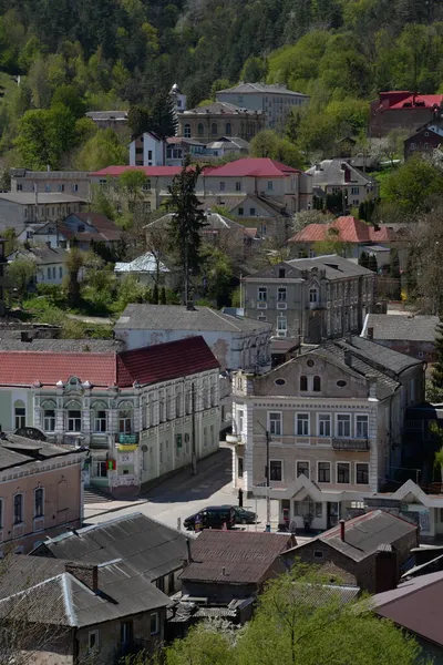 Zabytkowa Część Starego Miasta Stare Miasto Centralna Ulica — Zdjęcie stockowe