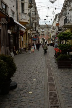  Eski şehrin tarihi kısmı. Eski kasaba, Central Street.
