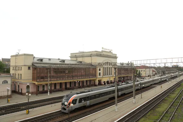 Järnvägsstationen Ternopil Ukraina — Stockfoto