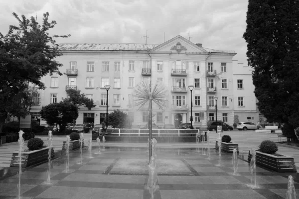 Eski Şehrin Tarihi Kısmı Eski Kasaba Central Street — Stok fotoğraf