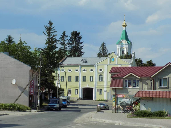 Parte Storica Del Centro Storico Monasheskyy Edificio Monastero Epifania — Foto Stock