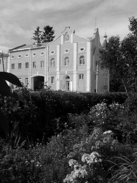 Parte Histórica Del Casco Antiguo Monasheskyy Edificio Epifanía Monasterio — Foto de Stock