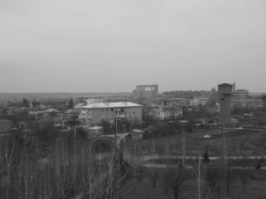 Pencereden şehre olan manzara.