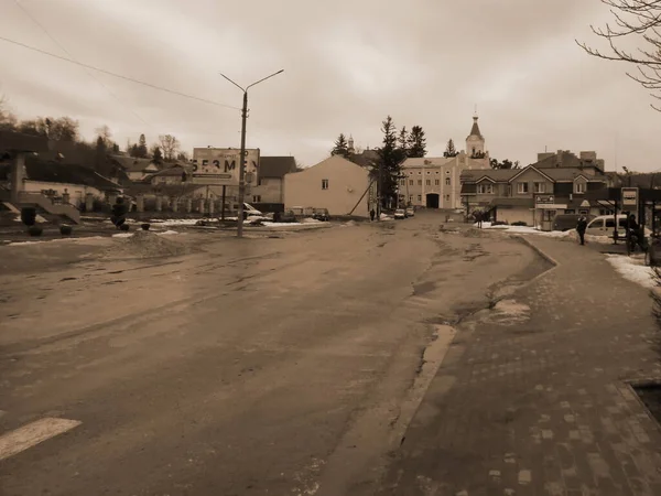 Der Historische Teil Der Altstadt Altstadt Zentrale Straße — Stockfoto