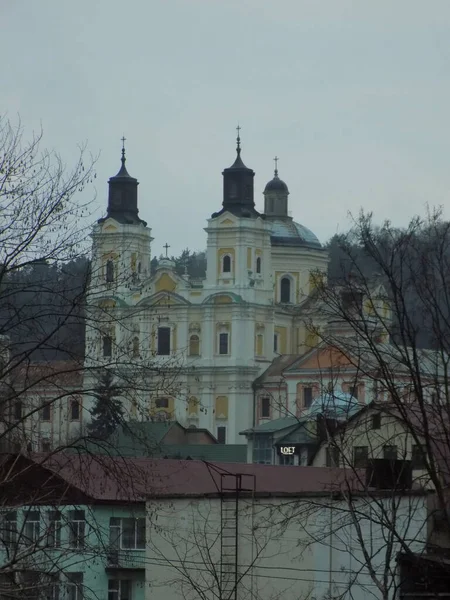 Историческая Часть Старого Города Центральная Улица — стоковое фото