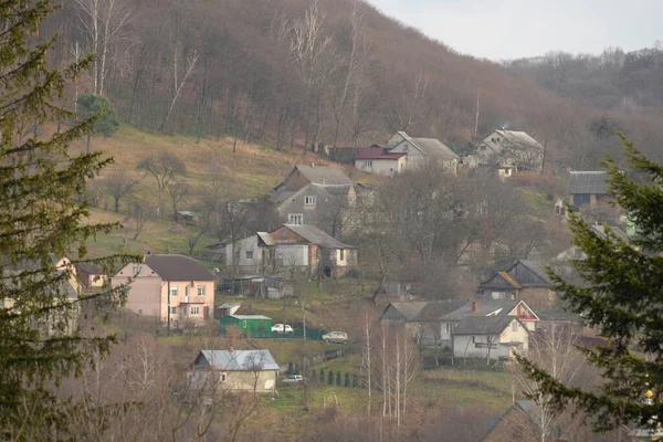 Ukrayna Köyündeki Ahşap — Stok fotoğraf