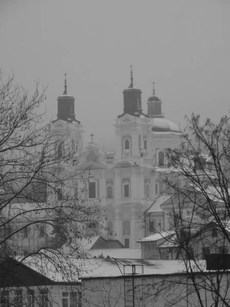 Історична Частина Старого Міста Старе Місто Центральна Вулиця Собор Преображення — стокове фото