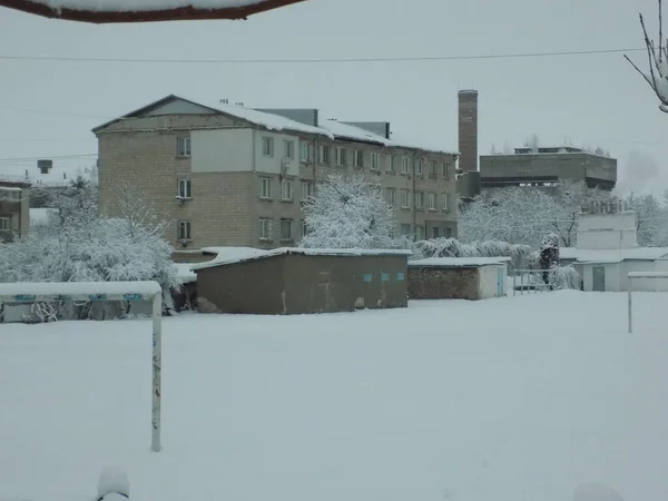 Pencereden Şehre Olan Manzara — Stok fotoğraf