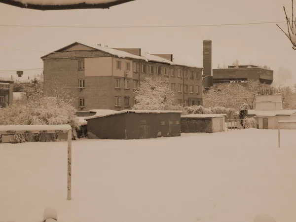 Küçük Bir Kasabanın Kenar Mahalleleri — Stok fotoğraf