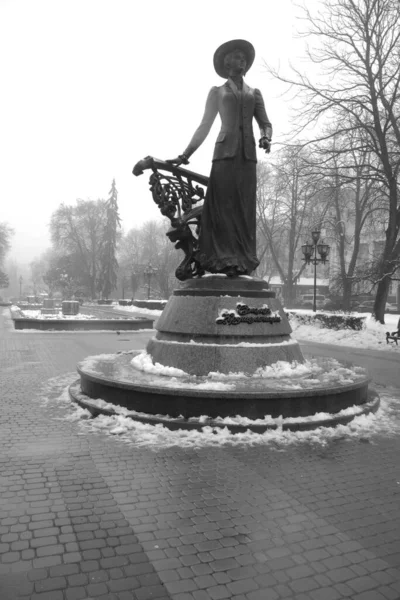 Monumento Solomiya Kurushelnytska — Foto Stock