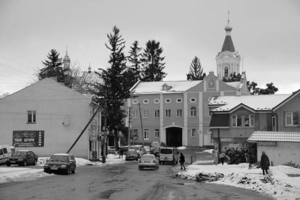 Het Historische Deel Van Oude Stad Monasheskyy Gebouw Epiphany Klooster — Stockfoto