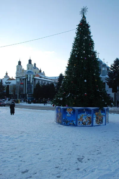 Рождественская Елка Центральной Части Старого Города — стоковое фото