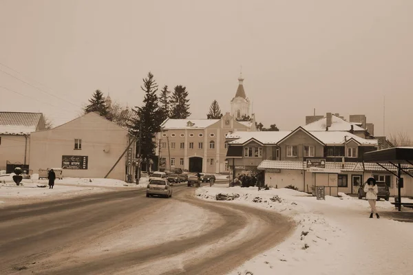 마을의 역사적 Monasheskyy Epiphany Monastery — 스톡 사진