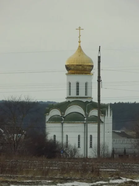 Aziz Vaftizci Kilisesi Kenar Mahallelerdeki Kilise — Stok fotoğraf