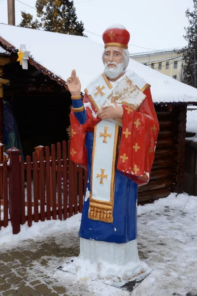 Skulptur Der Nikolaus — Stockfoto