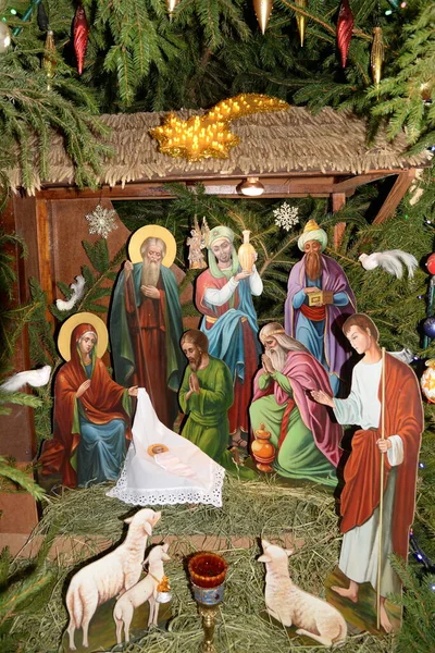 Belén Navidad Monasterio — Foto de Stock