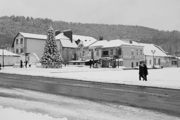 Árvore Natal Cidade Velha Árvore Natal Cidade Velha — Fotografia de Stock