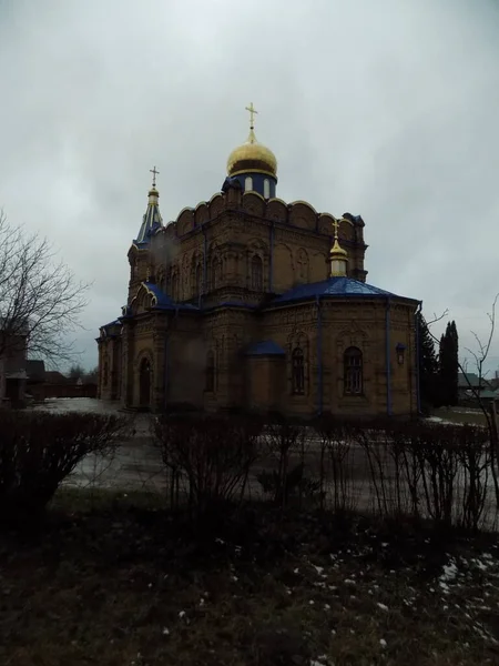 Iglesia Svyatopokrovska Regimiento Kremenets —  Fotos de Stock