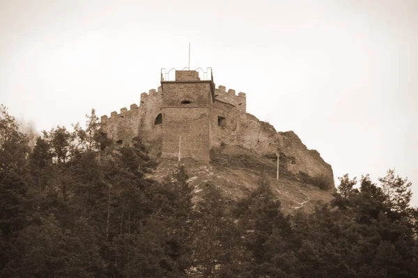 Γενική Άποψη Του Λόφου Castle — Φωτογραφία Αρχείου