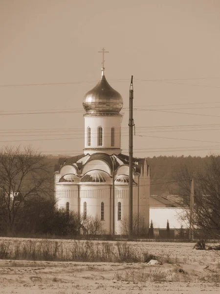 Εκκλησία Του Αγίου Ιωάννη Του Προδρόμου Εκκλησία Στα Περίχωρα — Φωτογραφία Αρχείου