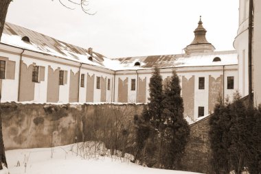 Eski şehrin tarihi kısmı. Eski kasaba binaları. 