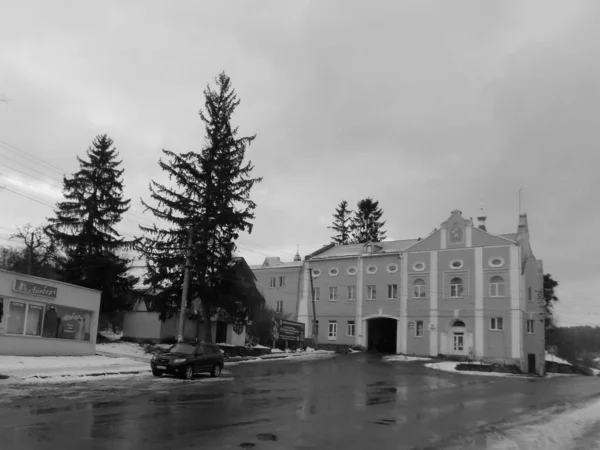 Історична Частина Старого Містечка Монашеський Будинок Епіфанія Монастир — стокове фото